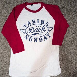 Taking Back Sunday Baseball Tee Size S